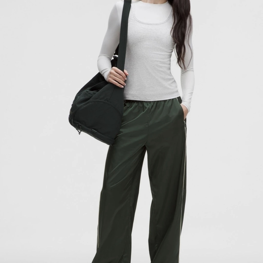 Lululemon satin nylon track Pants